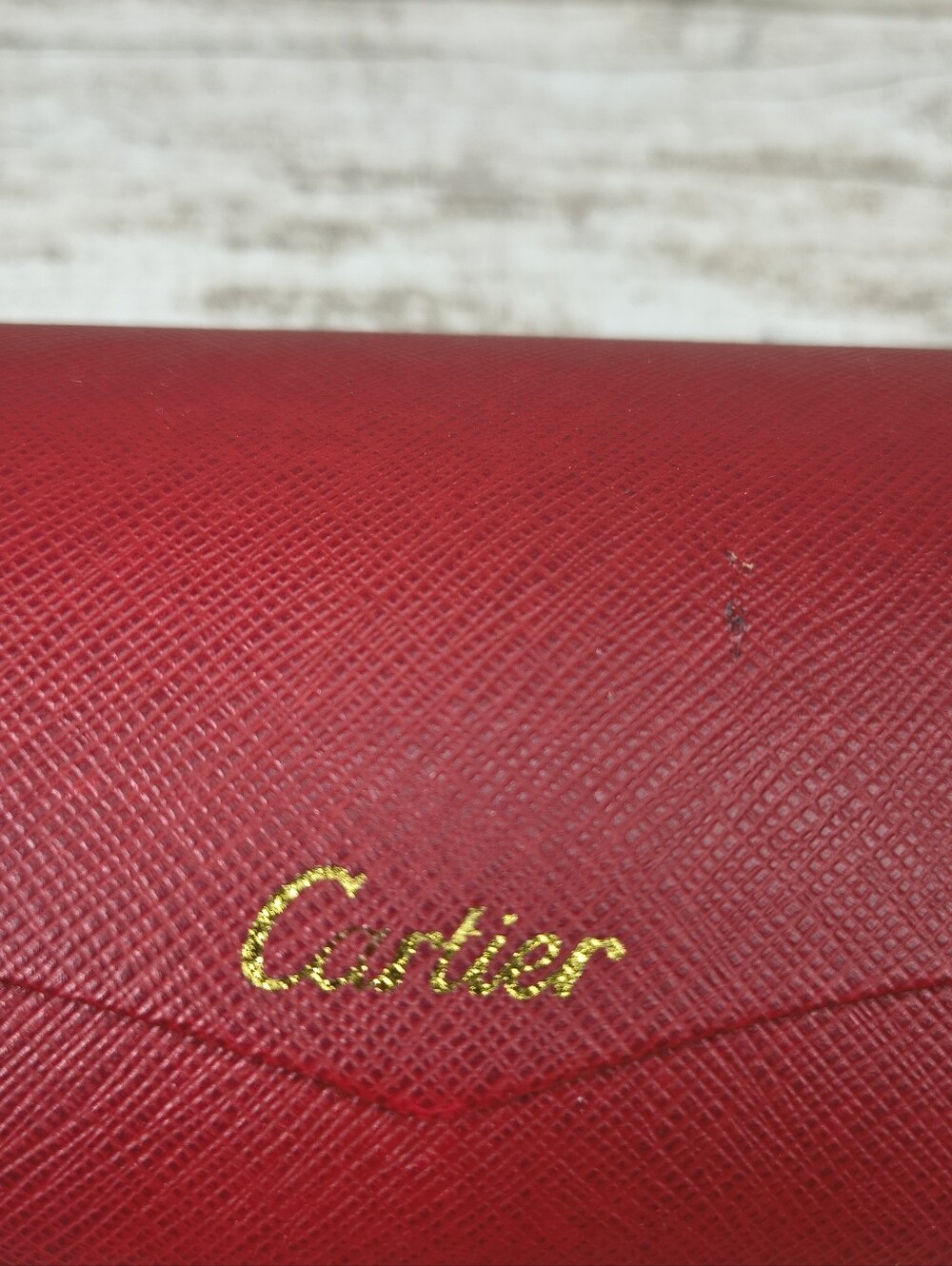 Cartier Authentic Red Hard Sunglasses Case - Picture 2 of 7